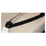 Black compound bow