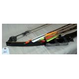 Compound bow w/ quiver & arrows