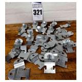 Globe STD/TW 3/4 Steel Pipe Clamps