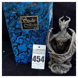 Guardian of the light armored dragon night light with a shelf