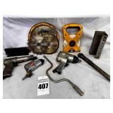 Circular Saw Blades, Measuring Tape (100ft), Air Power Tools, Impact Wrench & Air Ratchet