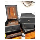 6 Metal boxes
