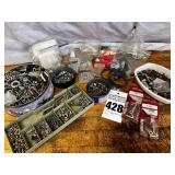 Large lot bolts, screws,