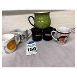 Cups - Starbucks (2) & Pioneer Woman and other misc cups