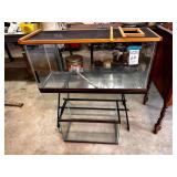 55 Gallon Terrarium with a stand and 20-gallon aquarium