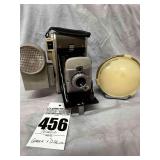 Vintage Polaroid Land Camera with flash & diffuser