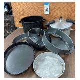 Pressure Cooker, Pie pans, Cheesecake pans, Stock Pot