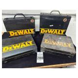 4 - DeWalt Metal Cases
