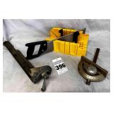 Miter Box with 14" Saw, Miter gauge,
