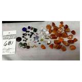 Beautiful different kind & sizes.  Polished & ready to be made into jewelry.