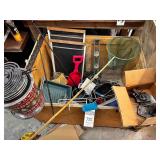 Crate with contents.  Large Misc Lot