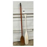 Vintage Wooden Oars