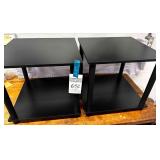 2 Tier Side Tables (2) Stackable