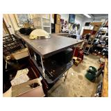 2 Tier L Shaped Table   content not included