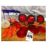 Large Lot of Trailer Lights