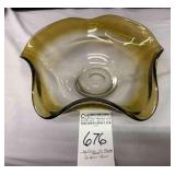 Large Lenox Non-Crystal Ruffled Bowl
