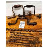 Antique Hand Drills & Bits