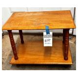 Wooden 2 Tier Table