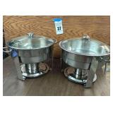 2 Seville Chafing Dishes (4Qt)