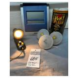 LED Light, 3 - Underwater Lights, Solar Clock