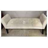 Bench with armrests