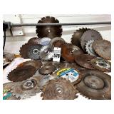 Large Lot of Steel Cutting Blades