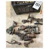 Collection of various ball valves & flow regulating valves