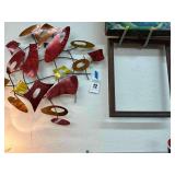 Unique Metal Wall Art & Wooden Frame