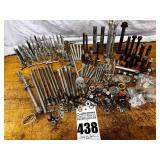 Large lot of bolts, nuts, screws