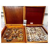 2 Boxes Taxidermy Moths