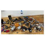 Electronic components, cylindrical capacitors, relays & switches