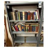 4 shelves metal bookcase