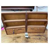 Wall Cabinet with Locking Compartment
