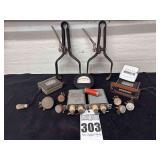 Antique Radio Parts,  GE Pyranol Capacitor, Resistors,