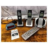 Vtech & AT&T Phones, Dynex Remote, Alarm Clock