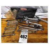 Craftsman Pouch and wrenches and other misc tools