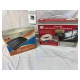 Security Weatherproof Security Camera. & Switchbox