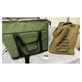 Polar Bear Fishing Bag, & Misc Printed Bag