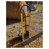 Blue and Yellow Two-Wheel Dolly
