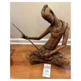 Thai Hand carved Wooden Statue