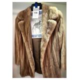 Mid-Length Mink Fur Coat