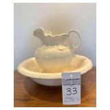 Ceramic Pitcher & Basin