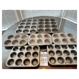 Large Lot of Cupcake Tins