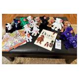 TY Beanie Baby Collectables With the Beanie Bady Family Album