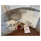 Pastry Board, Piping Bag & Icing Set with 5 Cooling Racks