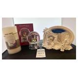 Candle, Nativity Musical Snowglobe & 3D Nativity