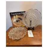 Anchor Hocking 11' 5 Divider Plate,  American Concord Brockway Devilled Eggs Tray