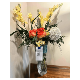 Vase with Nice Flowers Arrangement