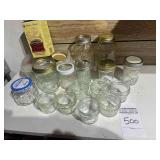 Lot of Canning Jars & Lids