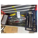 Misc Drawer Content of Toolbox: Wrenches & Sockets & More